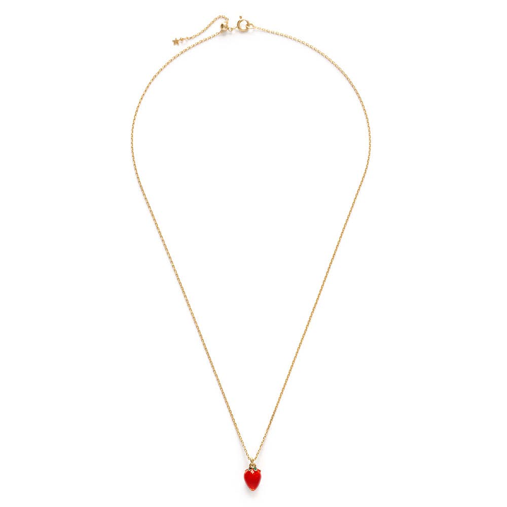 Summer Strawberry Necklace 