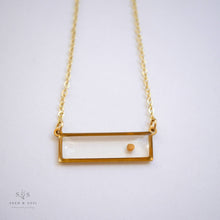 Load image into Gallery viewer, Mustard Seed Bar Necklace
