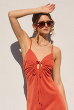 Load image into Gallery viewer, Sunset Orange Midi Dress

