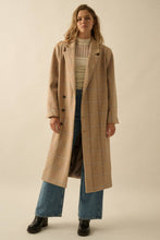 Load image into Gallery viewer, Paid Herringbone Tweed Coat
