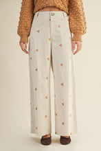 Load image into Gallery viewer, Embroidered Corduroy Pants
