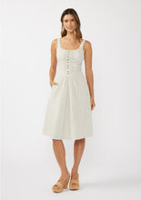Load image into Gallery viewer, Round Neck Midi Corset Dress
