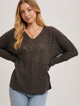 Load image into Gallery viewer, Ash Sheer Loose-Fit Pullover
