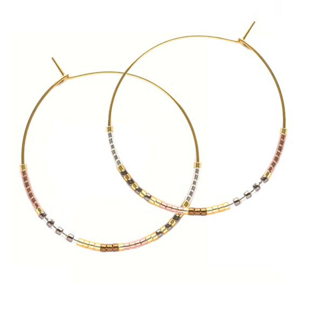 Bead Hoops Amano Studio