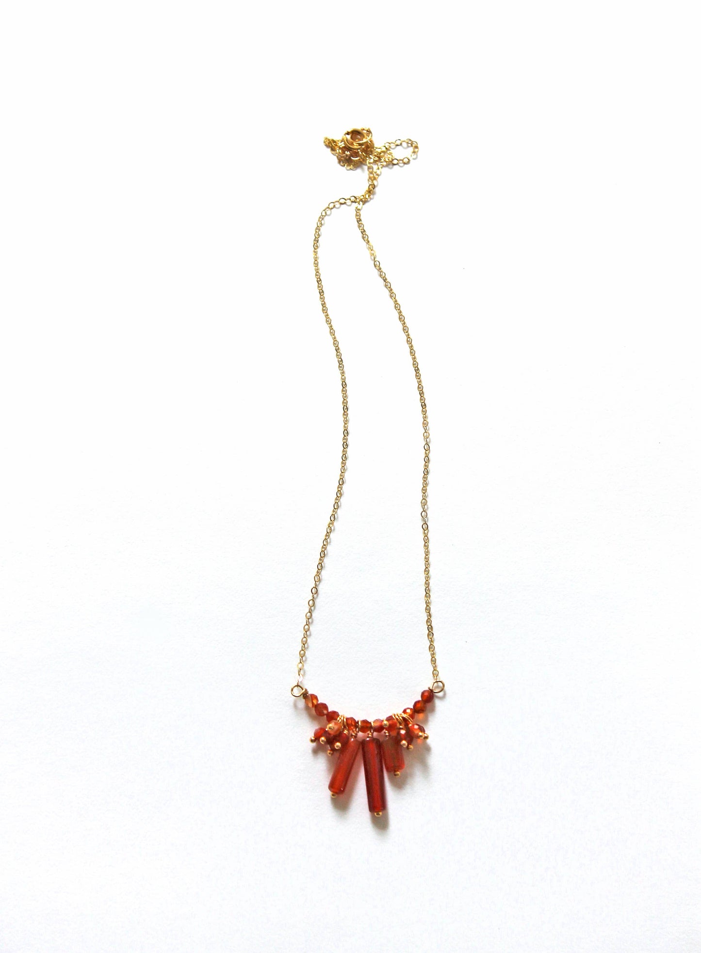 Cluster of Carnelian Necklace