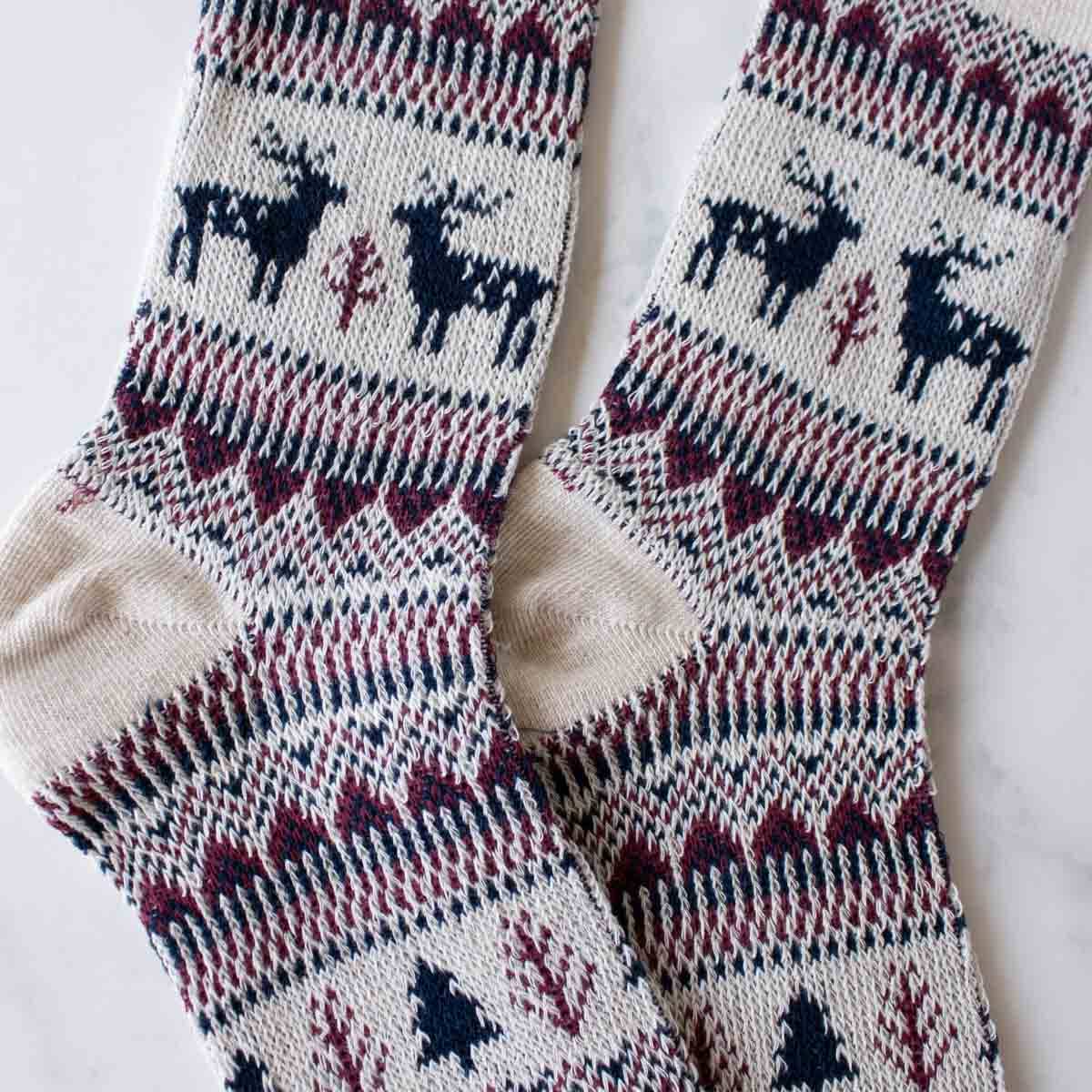 Holiday Deer Casual Socks