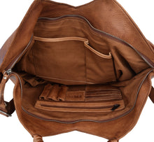 Load image into Gallery viewer, Oxblood Nelly Handcrafted Leather Tote Latico Leather
