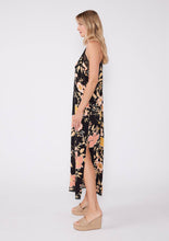 Load image into Gallery viewer, Floral Lace Trim Racerback Maxi Dress
