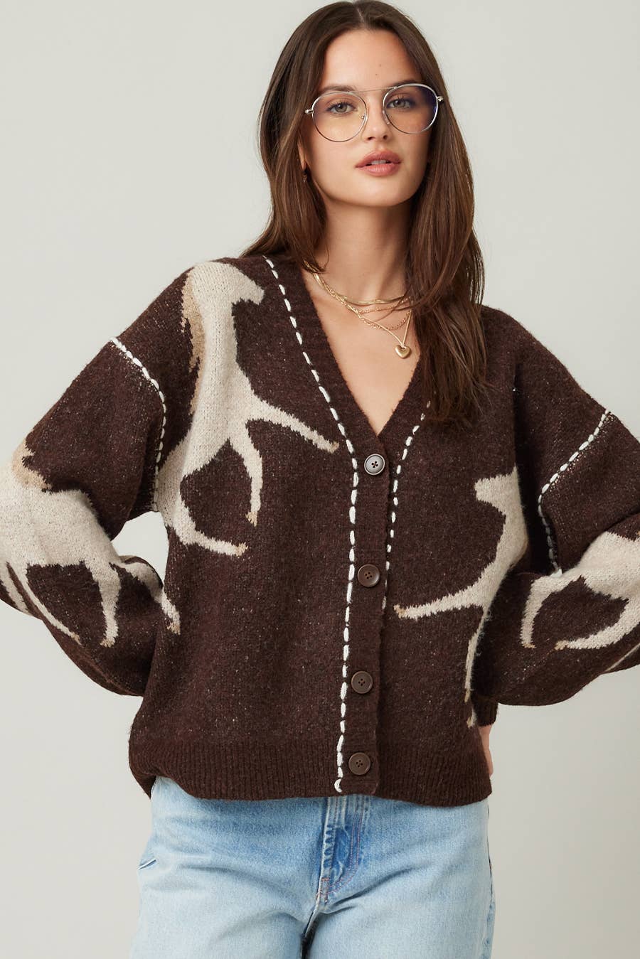 Chocolate Horse Cardigan