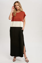 Load image into Gallery viewer, Color Block Maxi Dress BluIvy
