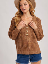 Load image into Gallery viewer, Thermal Henley Sweater
