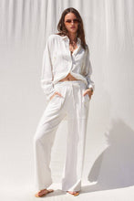 Load image into Gallery viewer, Stripe Linen Shirt Top
