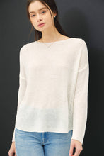 Load image into Gallery viewer, Lightweight Rib Knit Sweater Top
