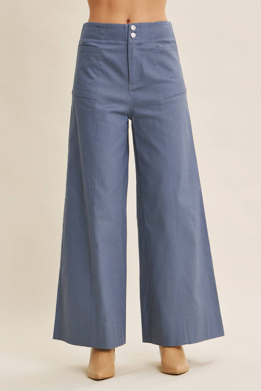 Everyday Wide Leg Ankle Length Pants