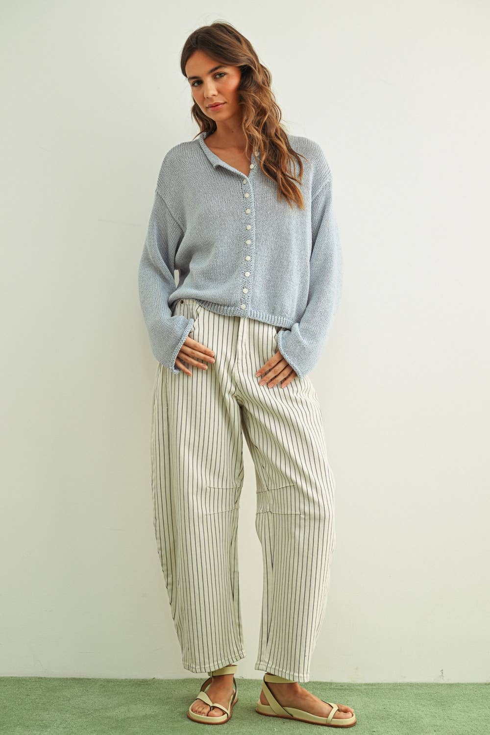 Lightweight Button Front Cardigan