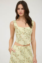 Load image into Gallery viewer, Floral Corset Top
