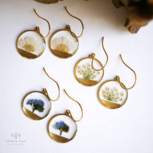 Load image into Gallery viewer, Forget-Me-Not Horizon Earrings
