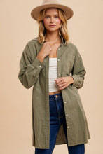 Load image into Gallery viewer, Linen Blend Jacket Shirt
