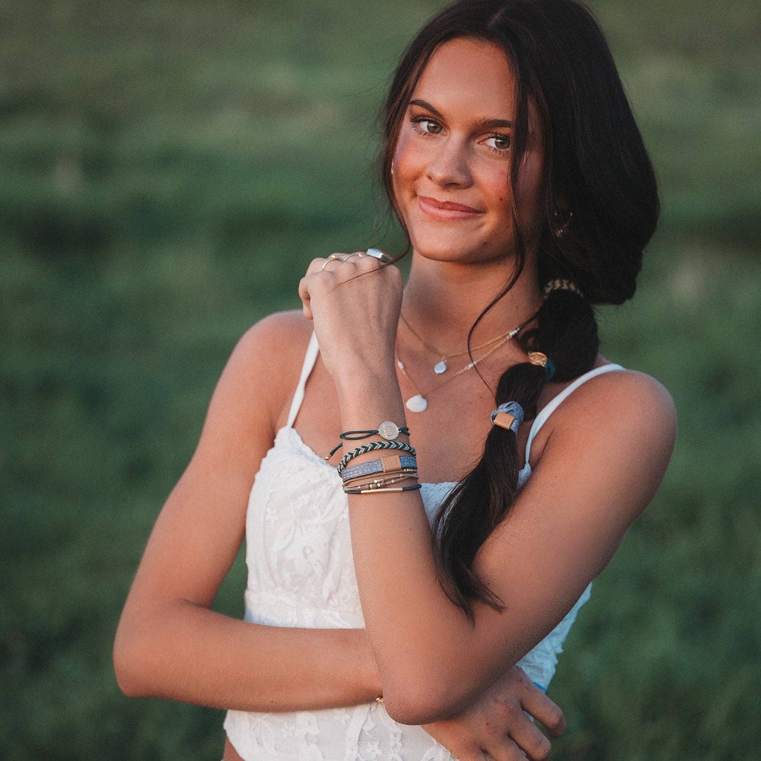 "Journey" Green Sea Turtle Hair Tie Bracelets 
