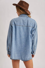 Load image into Gallery viewer, Oversized Denim Shacket
