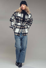 Load image into Gallery viewer, Plaid Button-Down Jacket
