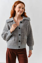 Load image into Gallery viewer, Boucle Button Down Sweater
