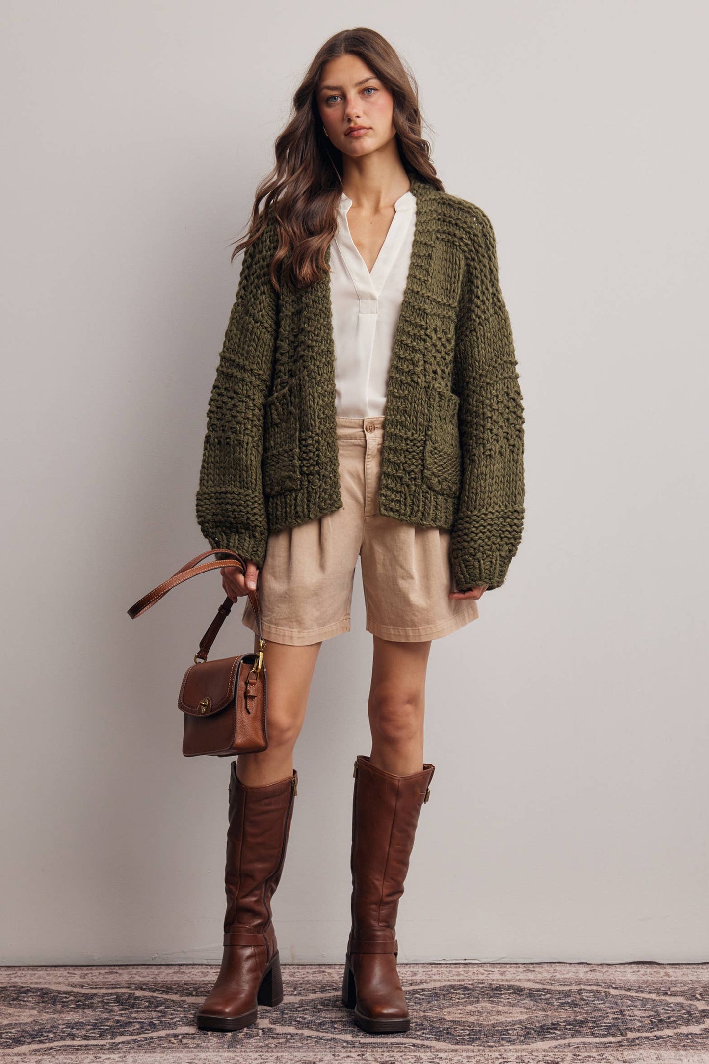 Handmade Chunky Knit Cardigan