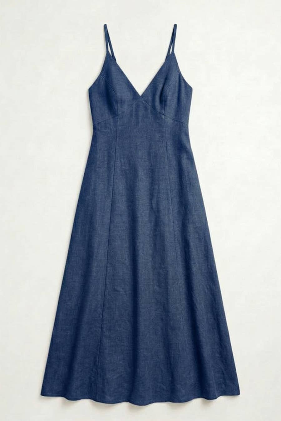 Navy Open Back Maxi Dress
