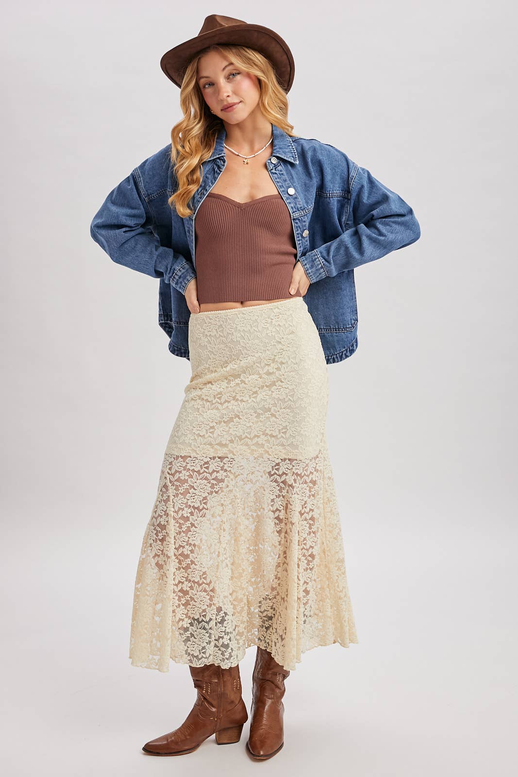 Oversized Denim Shacket 