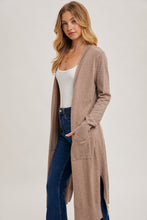 Load image into Gallery viewer, Latte Longline Cardigan
