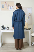 Load image into Gallery viewer, Denim Trench Coat
