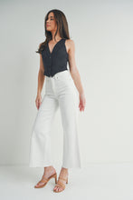 Load image into Gallery viewer, JBD White Slim Wide Leg Jeans
