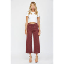 Load image into Gallery viewer, High Rise Wide Leg Crop Jean
