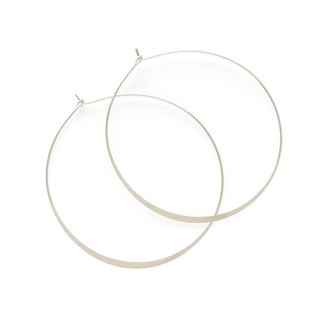 2" Classic Hoop Earrings 