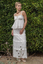 Load image into Gallery viewer, Eyelet Tie Shoulder Strap Top
