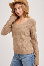 Load image into Gallery viewer, Lace Back Knit Pullover
