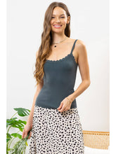 Load image into Gallery viewer, Jade Scalloped Cami
