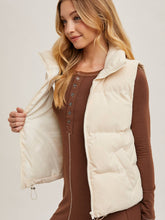 Load image into Gallery viewer, Ecru Corduroy Vest

