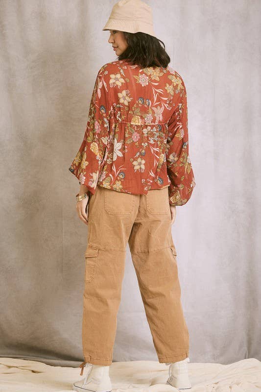 Chiffon Lurex Top