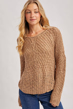 Load image into Gallery viewer, Raglan Cut Open Knit Sweater
