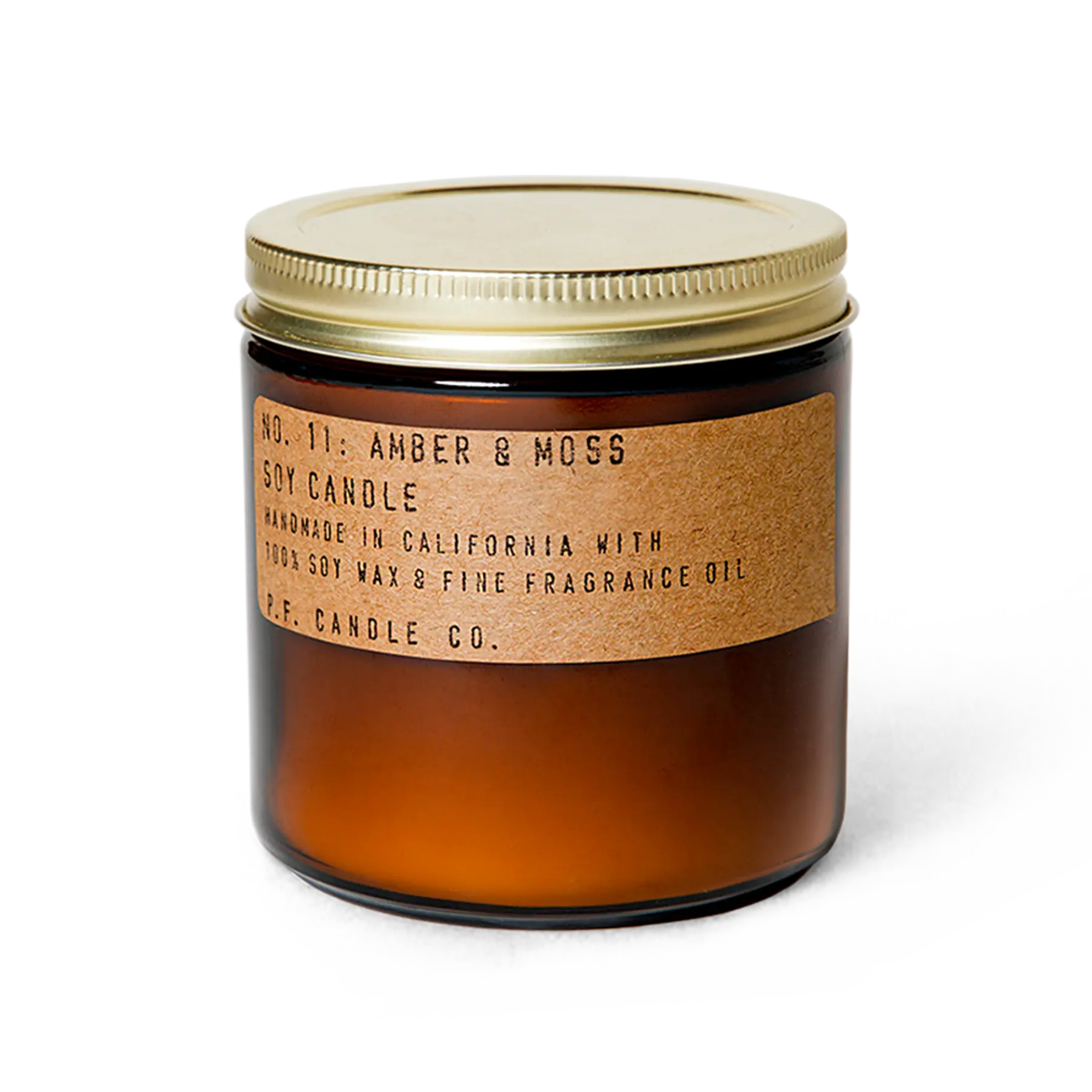 Amber & Moss - 12.5 oz Large Soy Candle Bounding Main