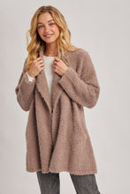 Load image into Gallery viewer, Mushroom Draped Collar Cardigan
