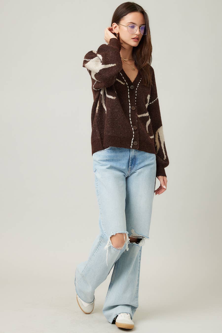 Chocolate Horse Cardigan