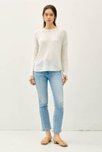 Load image into Gallery viewer, Lightweight Rib Knit Sweater Top

