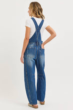 Load image into Gallery viewer, Denim Barrel Leg Overalls

