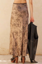 Load image into Gallery viewer, Floral Satin Maxi Skirt
