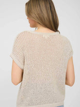Load image into Gallery viewer, Knit Short Sleeve Sweater Top
