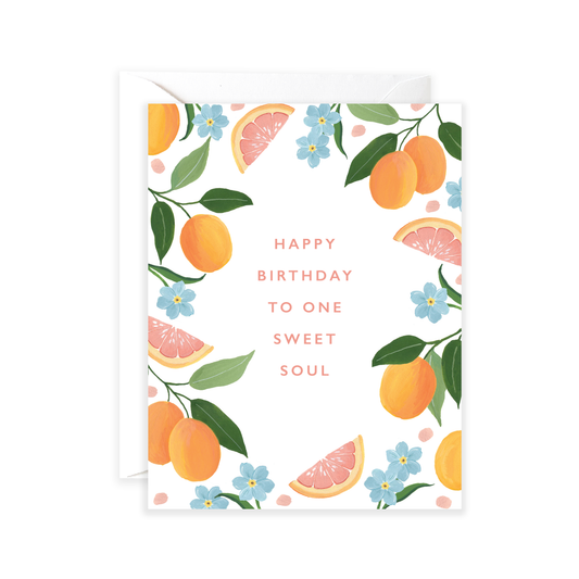 Sweet Soul Birthday Greeting Card 