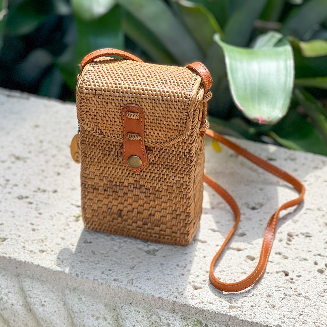 Ata Vine Cell Phone Crossbody Bag