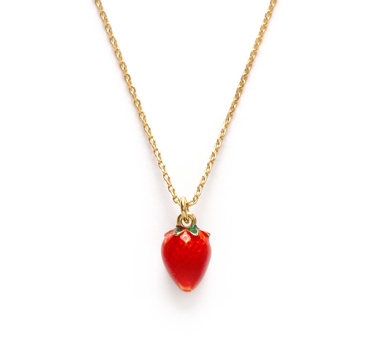 Summer Strawberry Necklace 